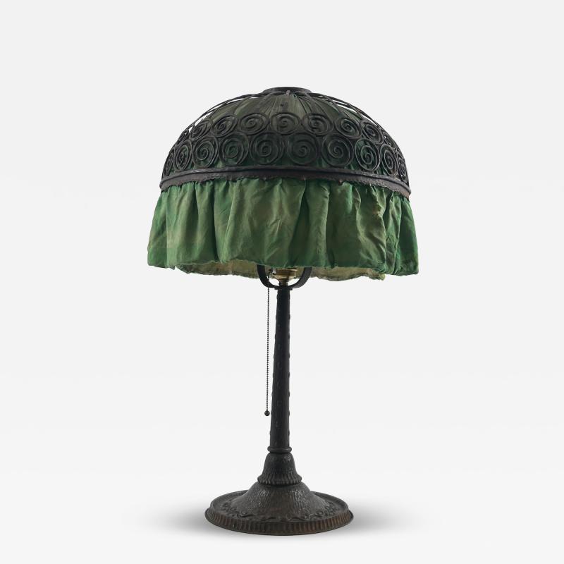 Reinhold Kirsch Monumental Art Nouveau Table Lamp probably by Reinhold Kirsch Germany 1900s