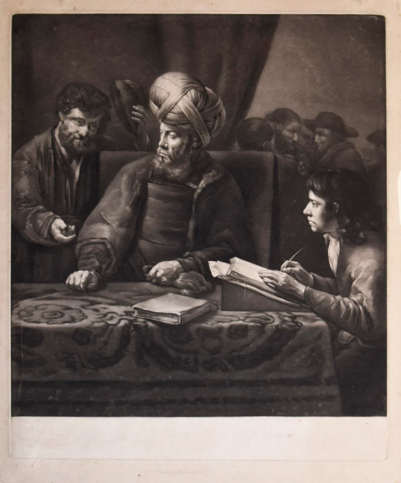 Rembrandt van Rijn AFTER PAINTING BY THE LORD OF THE VINEYARD PAYING HIS LABOURERS