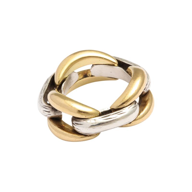 Ren Boivin Two Toned Ring by Rene Boivin