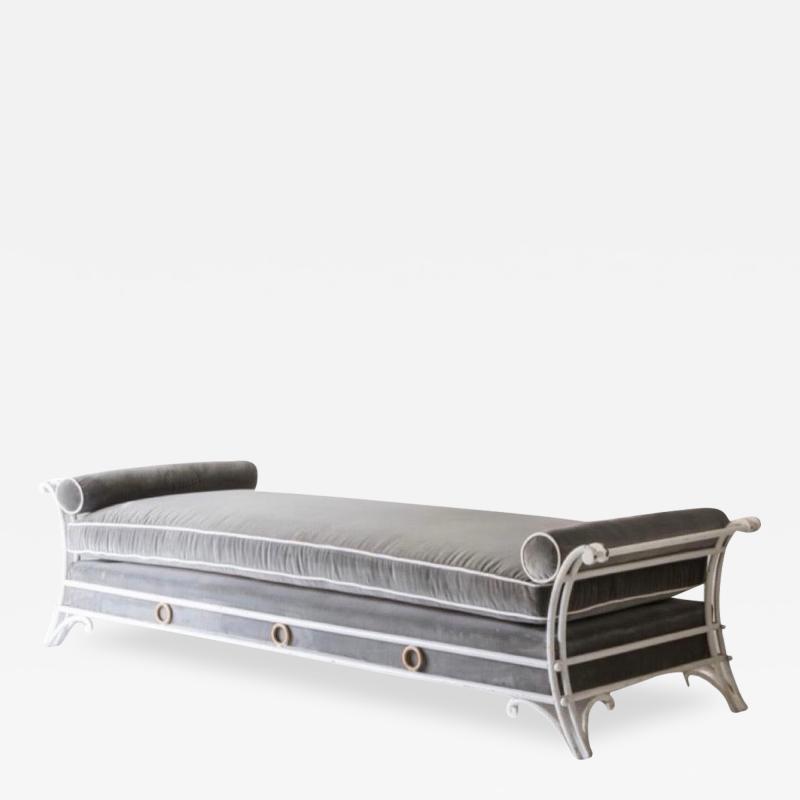 Ren Drouet Iron Daybed Chaise Lounge by Ren Drouet