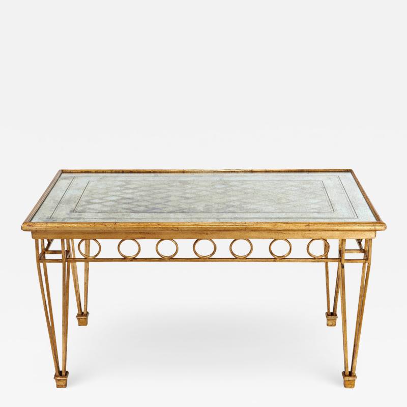 Ren Drouet Verre glomis Top Gilded Table