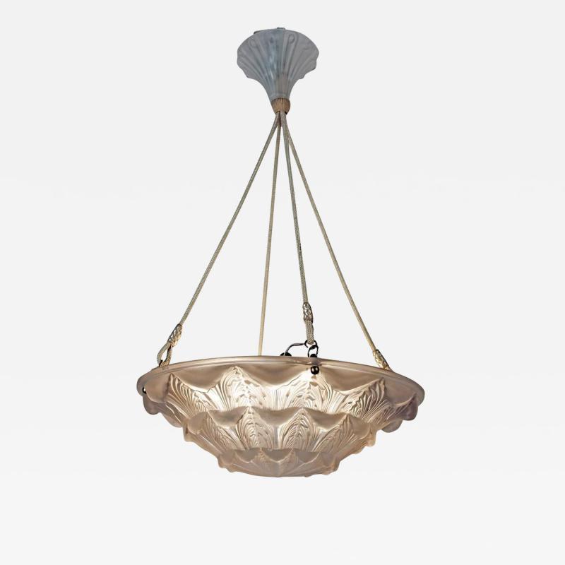 Ren Lalique Lalique Co Art Deco Ren Lalique Gaillon Chandelier