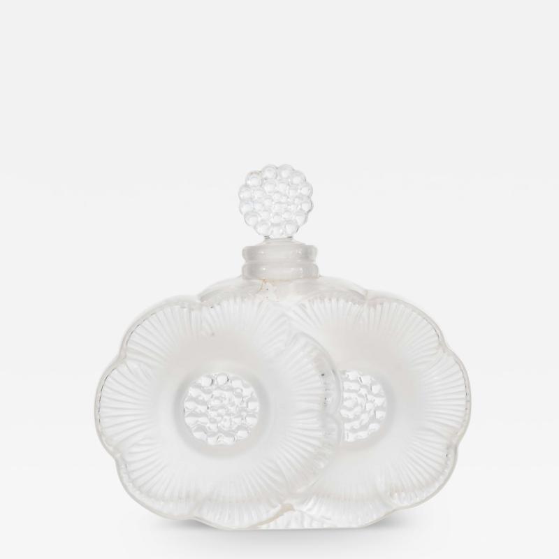 Ren Lalique Lalique Co French Art Deco Lalique Flower Perfume Bottle