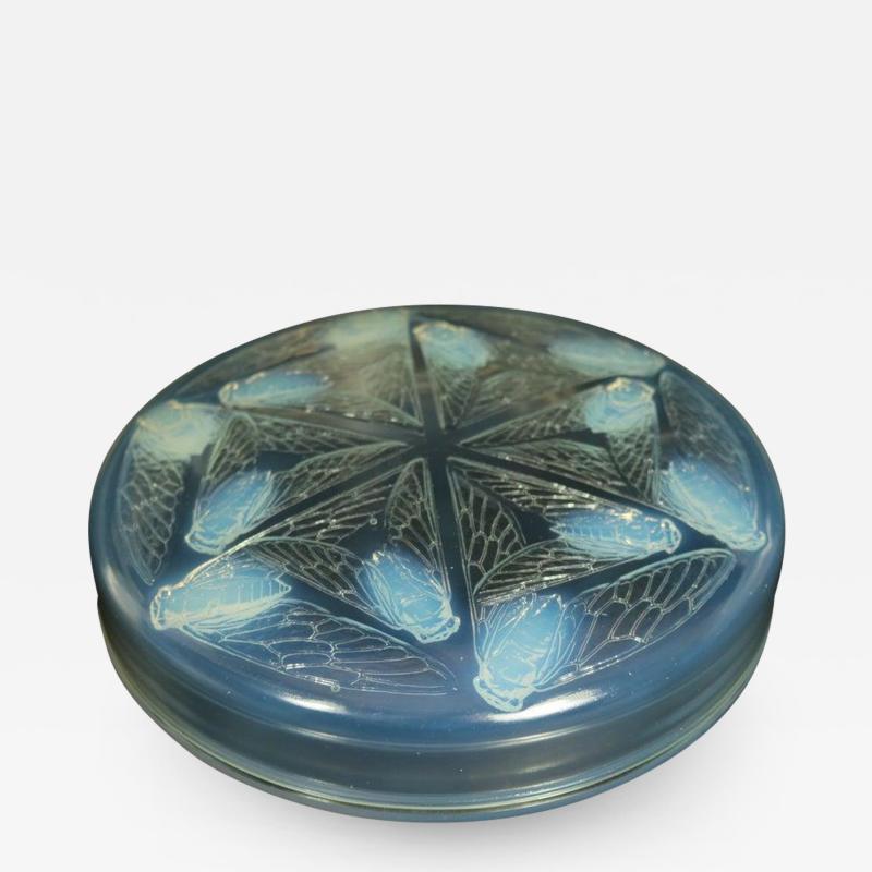 Ren Lalique Lalique Co Rene Lalique Opalescent Glass Cigales Box