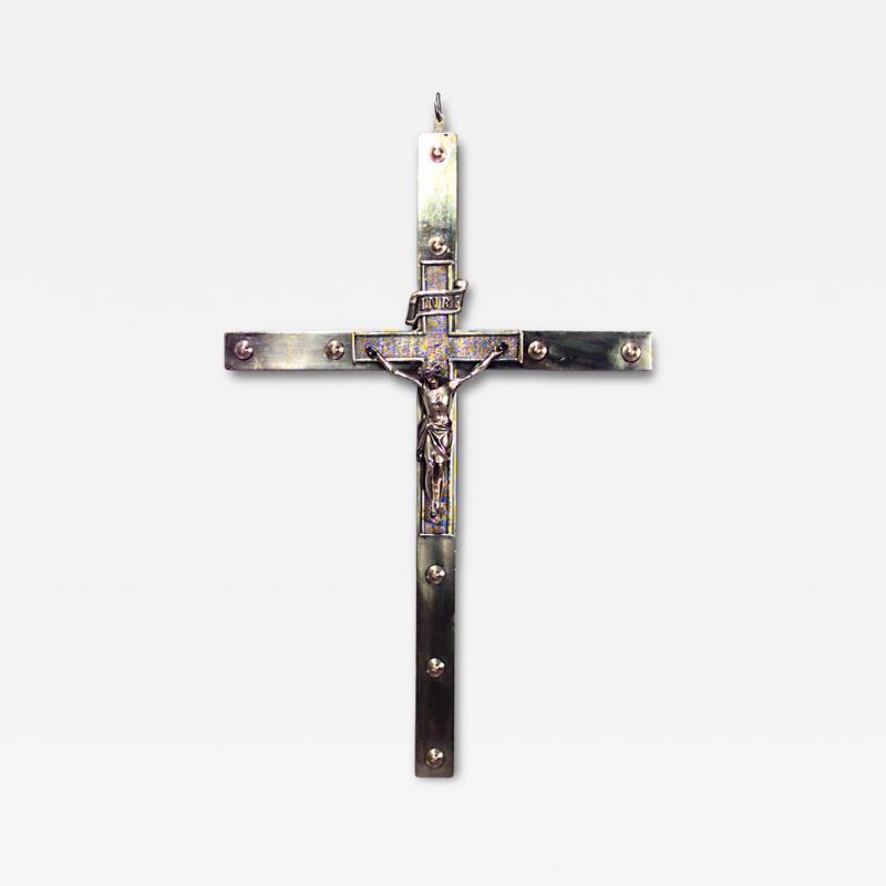 Renaissance Brass Mounted Crucifix