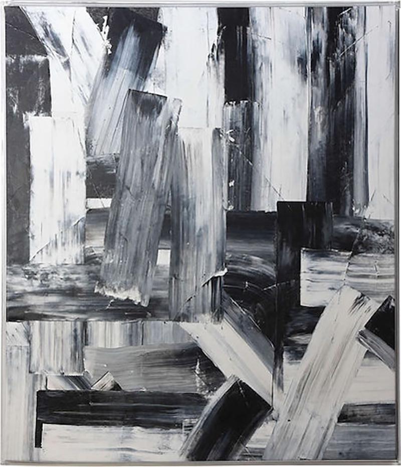 Renato Freitas An Abstract Expressionist Oil on Canvas Renato Freitas