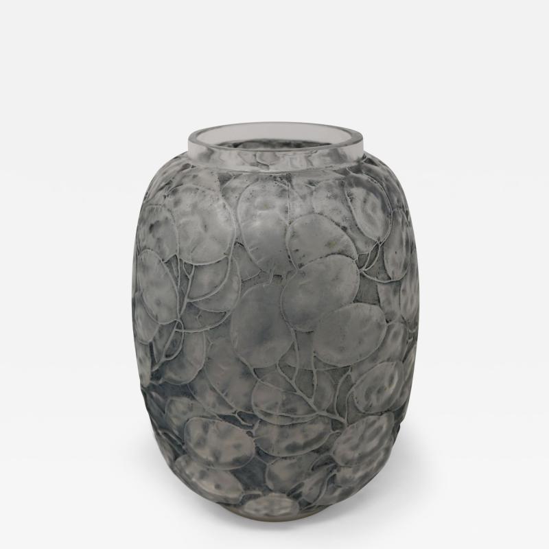 Rene Lalique Glass Monnaie du Pape Vase