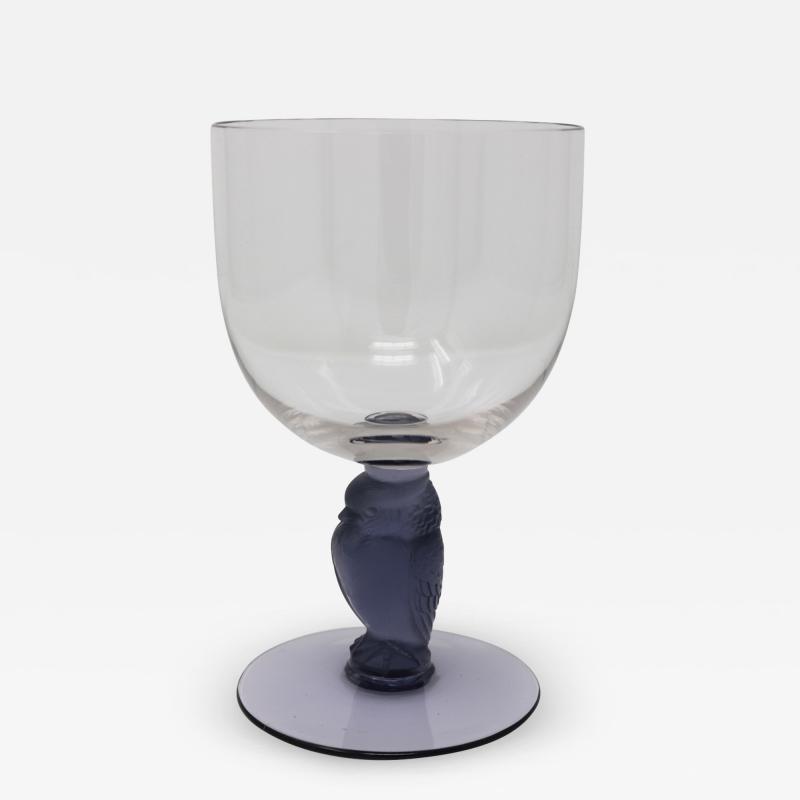 Rene Lalique Glass Rapace Drinking Glass