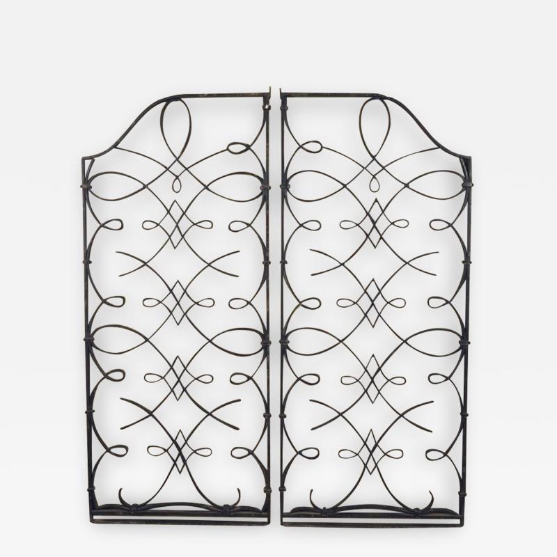 Rene Prou Attributed to Rene Prou and Raymond Subes Pair of Grilles Gates