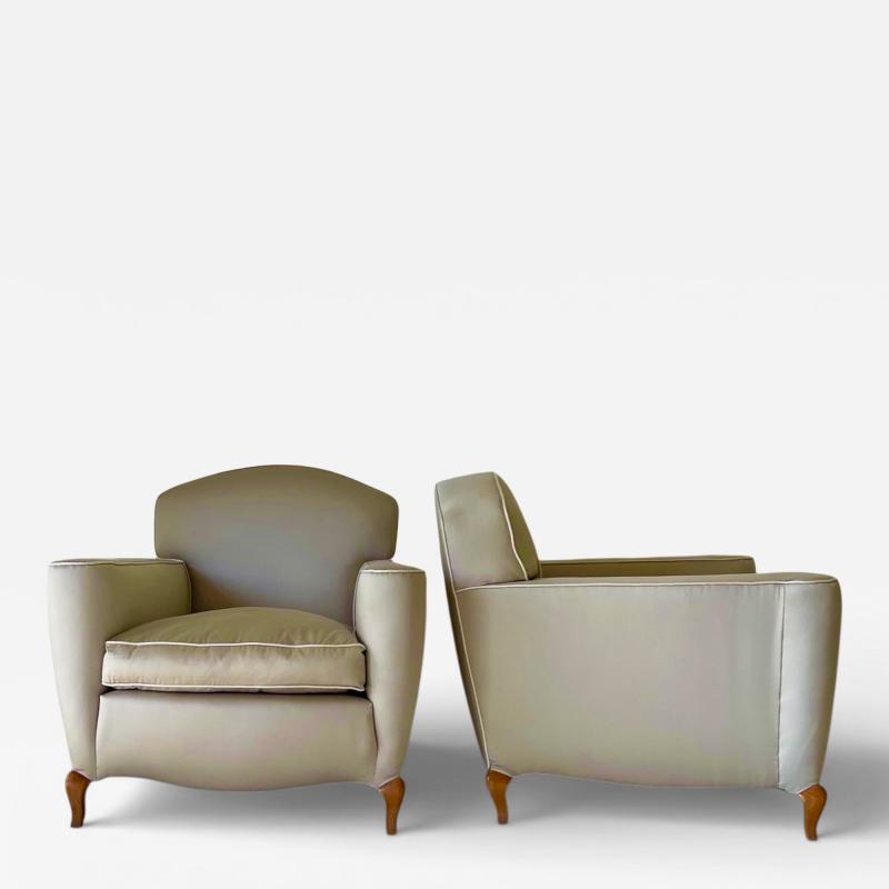 Rene Prou Pair of Rene Prou Armchairs circa 1940