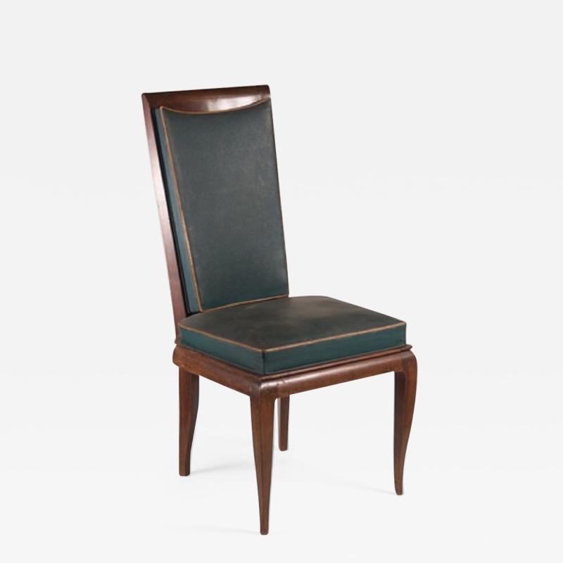 Rene Prou Rene Prou Attributed Set of Eight Dining Chairs