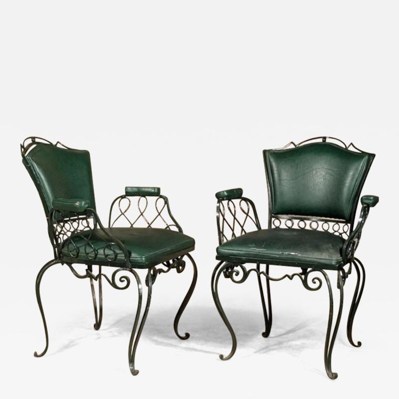 Rene Prou Rene Prou pair of armchairs