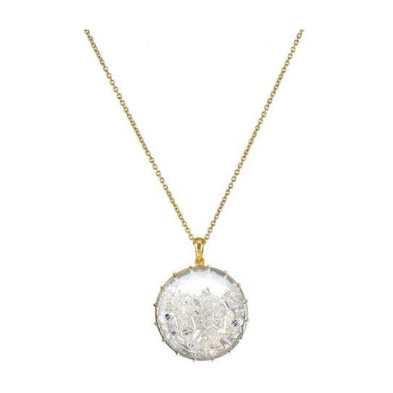 Renee Lewis RENEE LEWIS SHAKER 18K YELLOW GOLD 7 50 CARAT DIAMOND PENDANT