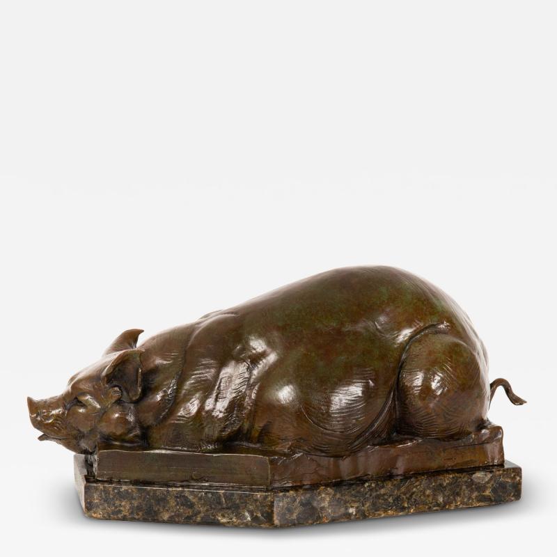 Resting Pig 1997 Dan Ostermiller