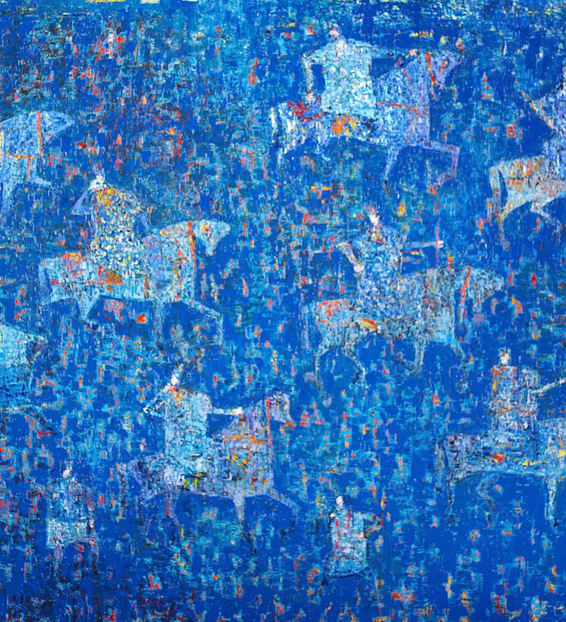 Reza Derakshani Blue Morning Hunt