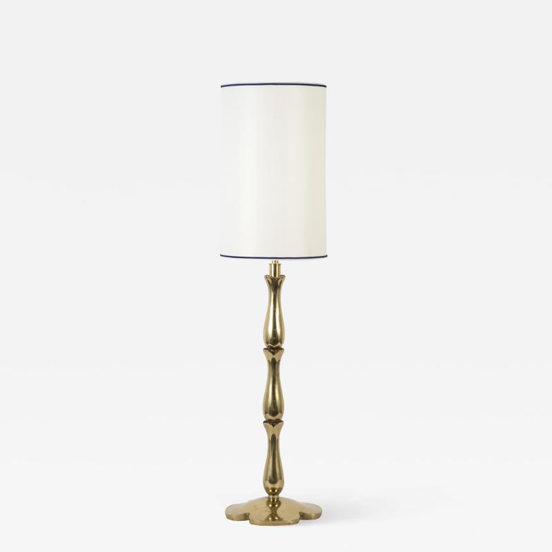 Riccardo Scarpa Rare Polished bronze lamp by Riccardo Scarpa