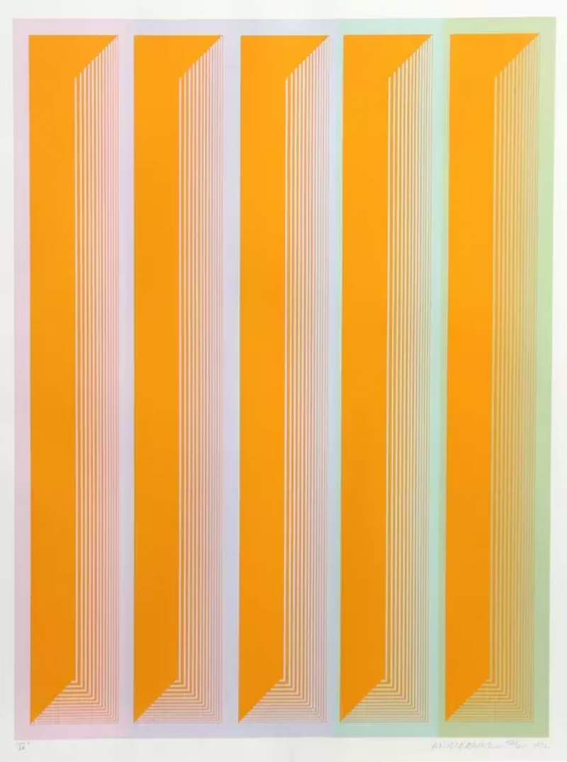 Richard Anuszkiewicz Sequential Prints Sequential IV 1972