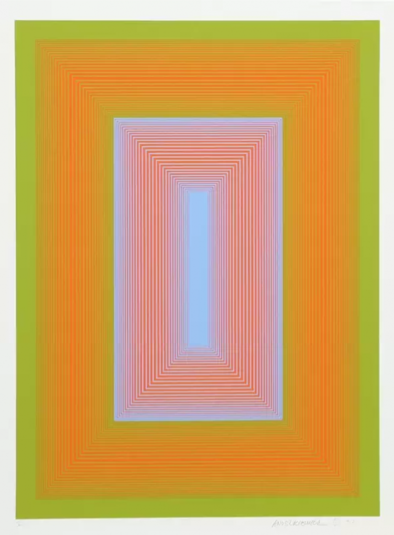 Richard Anuszkiewicz Sequential Prints Sequential V 1972
