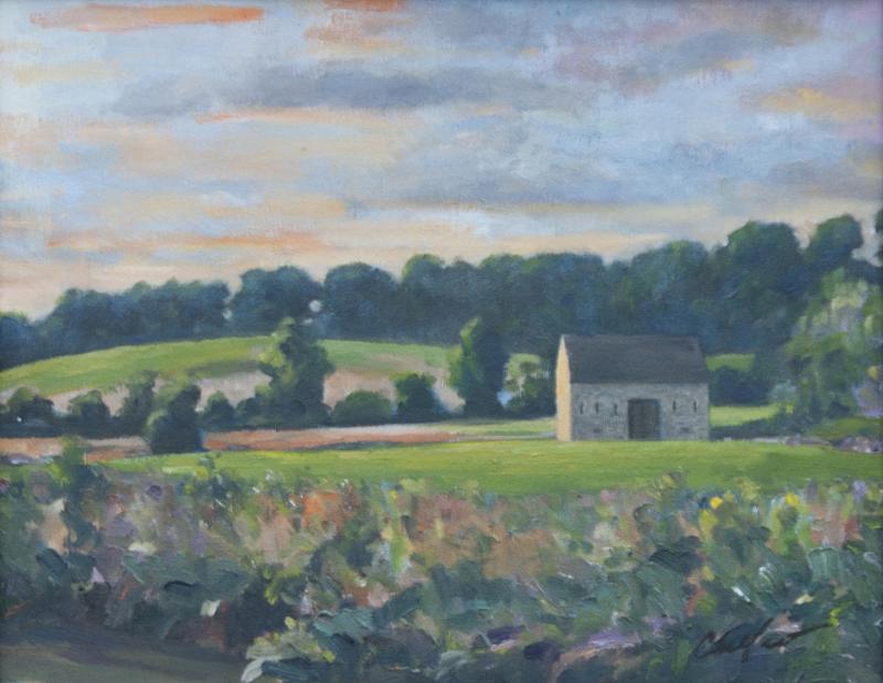 Richard Barnard Chalfant Taylor Run Oil on Canvas by Richard Chalfant