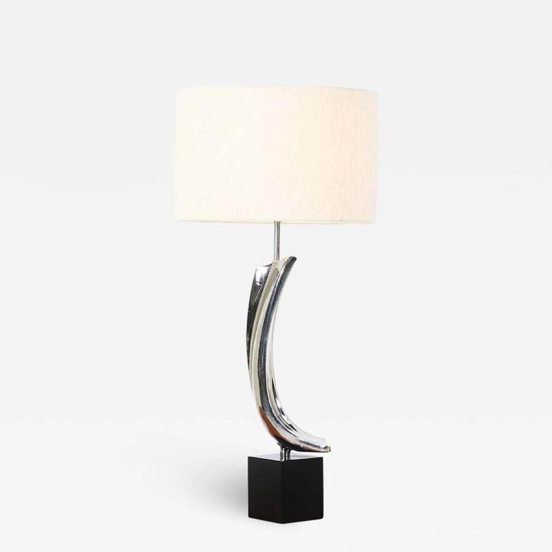 Richard Barr Richard Barr Harold Weiss Chrome Table Lamp for Laurel Lamp Co 