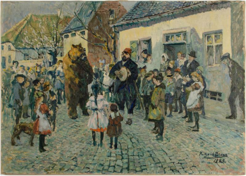 Richard Bloos Richard Bloos German 1878 1957 Performing Bear