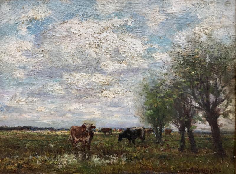 Richard Creifelds Cows at Watering Hole 