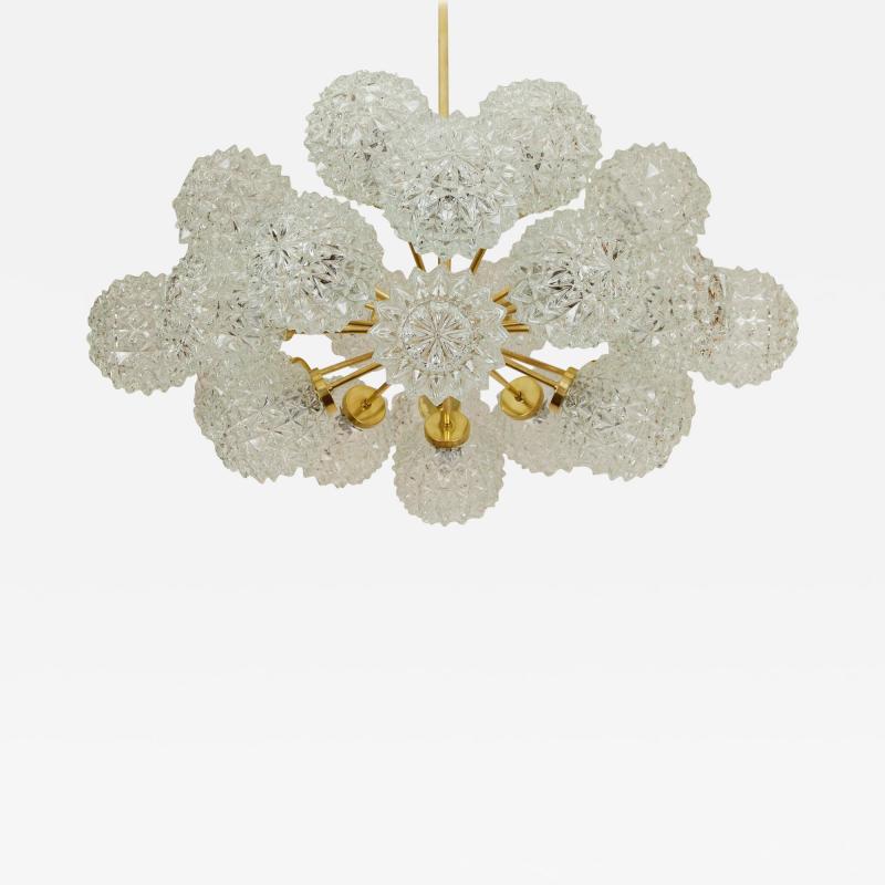 Richard Essig Twenty Four Arm Brass Richard Essig Sputnik Chandelier