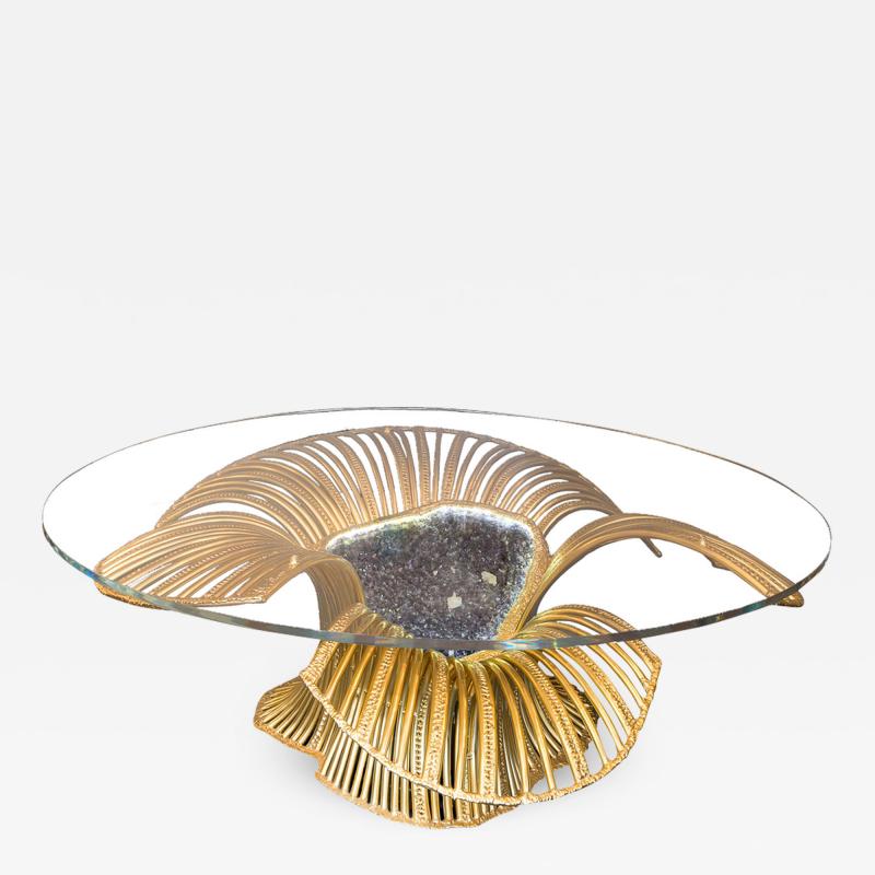 Richard Faure Sculpture table Sea Anemone by Richard Faure