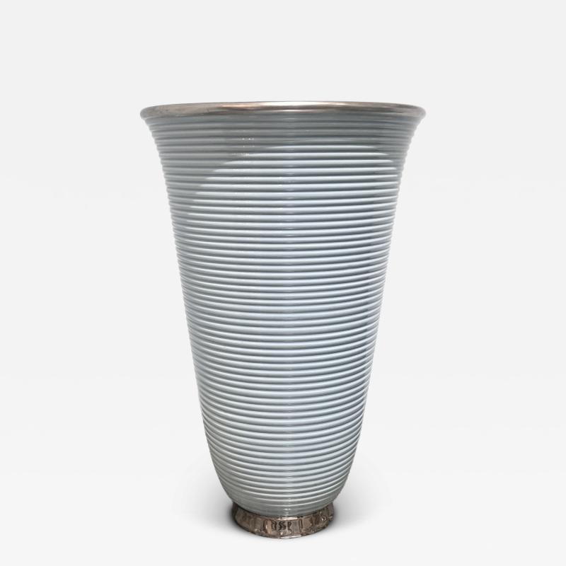 Richard Ginori Porcelain Vase Attributed to Gio Ponti for Richard Ginori