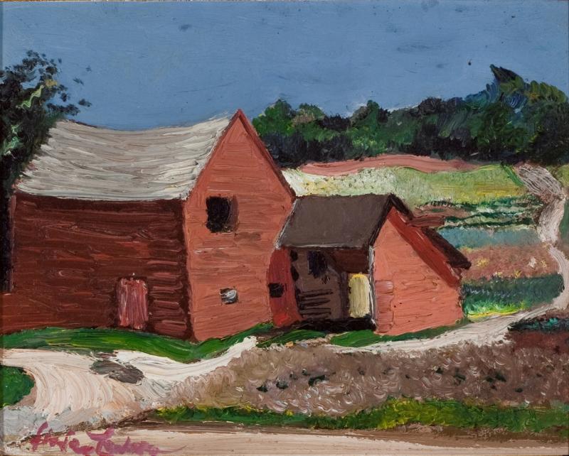 Richard Hayley Lever Farm House with Barn 