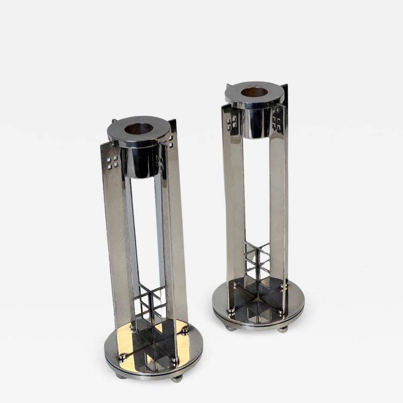 Richard Meier Richard Meier King Richard Candlesticks for Swid Powell 1983