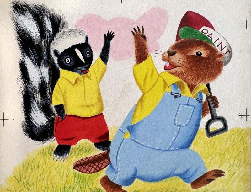 Richard Scarry Richard Scarry Original Art Danny Beavers Secret