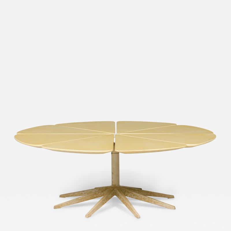 Richard Schultz Richard Schultz for Knoll International Beige Lacquered Petal Coffee Table