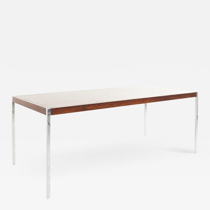 Richard Schultz Richard Schultz for Knoll Mid Century Rosewood and Chrome Dining Table