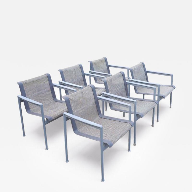 Richard Schultz Set of Six Richard Schultz 1966 Outdoor Collection Dining Armchairs 