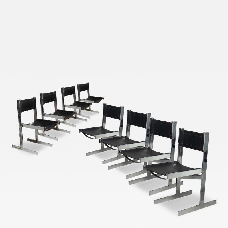 Richard Young Rare Set of British Modernist Dining Chairs by Richard Young for Merrow