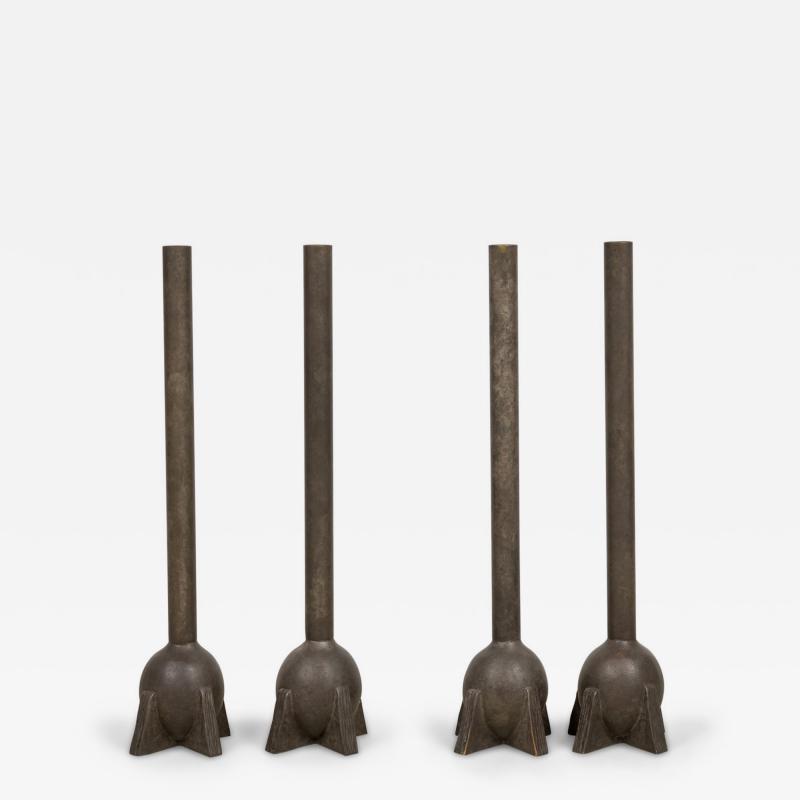 Rick Owens American Contemporary Swan Neck Bronze Sculptural Tall Urn