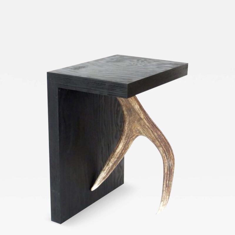 Rick Owens RICK OWENS STAG T STOOL IN BLACK WITH ANTLER