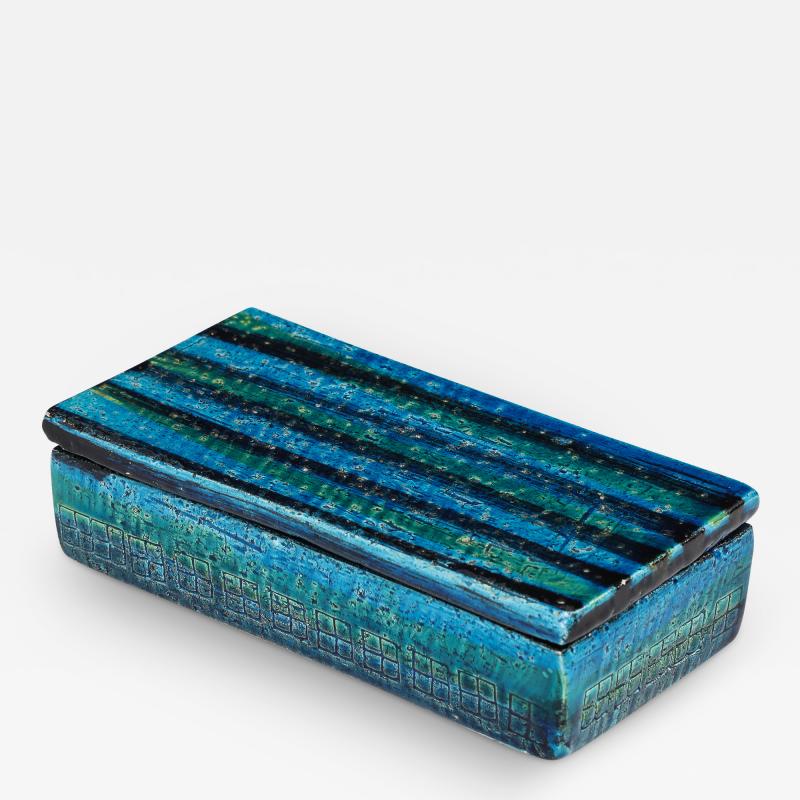 Rimini Blu Handcrafted Covered Box