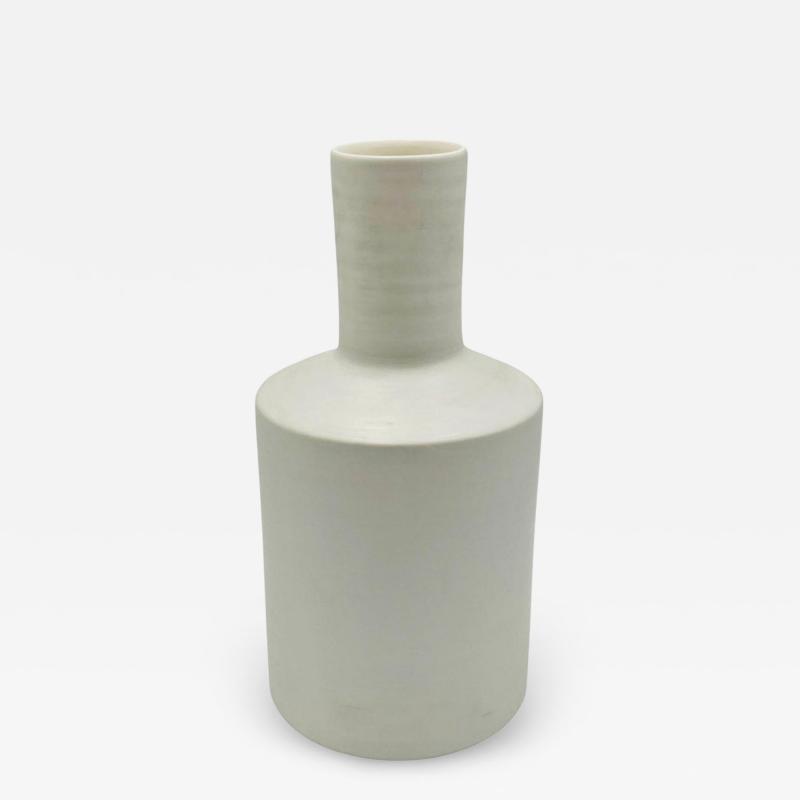 Rina Menardi Rina Menardi Luna White Ceramic Vase Hand Made Italy Italian Ceramics