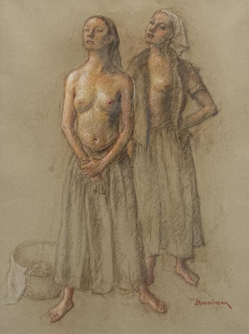 Robert Brackman Standing Female Nudes 