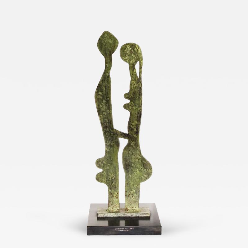 Robert Couturier Patinated Steel Sculpture by Robert Couturier