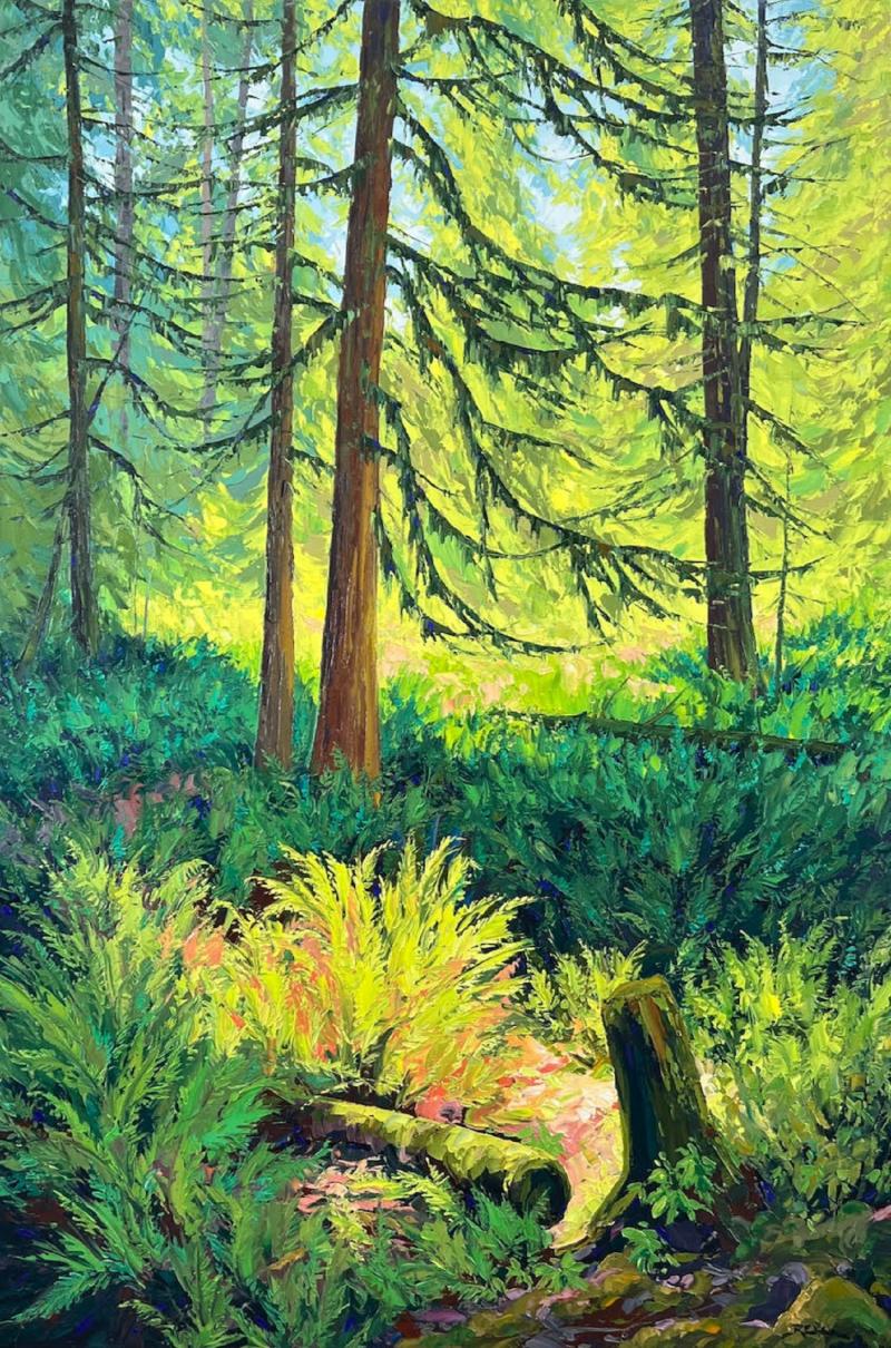 Robert E Wood Cathedral Grove Glow