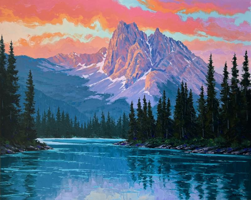 Robert E Wood Emerald Lake Glow