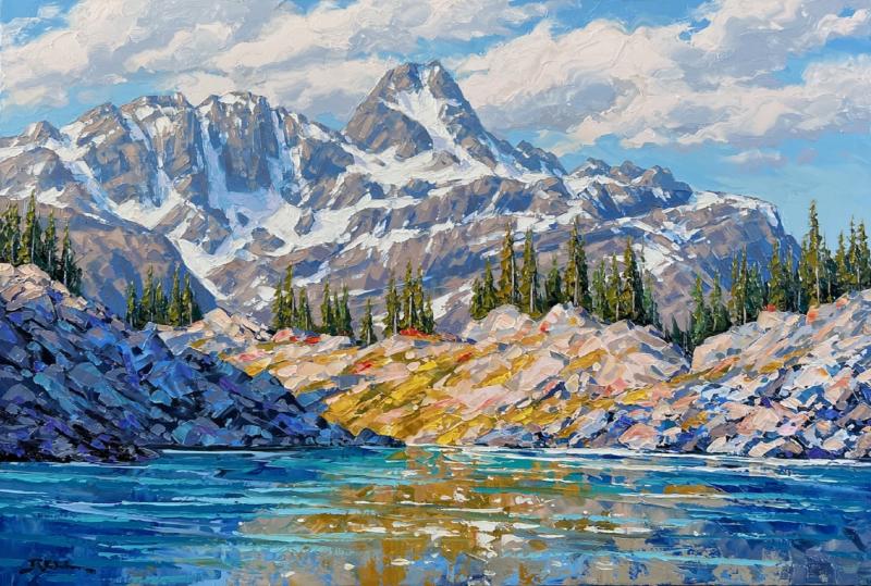 Robert E Wood Spectrum Lake Monashee Mountains 
