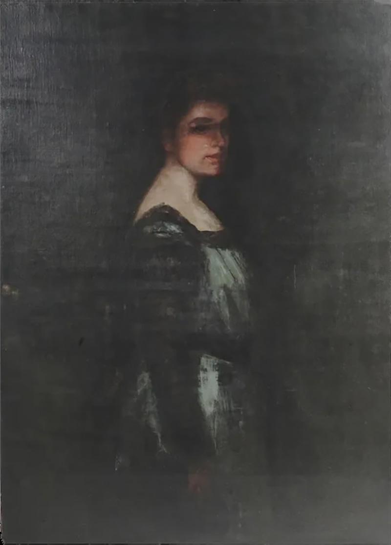 Robert Henri Robert Henri Antique American Portrait Painting