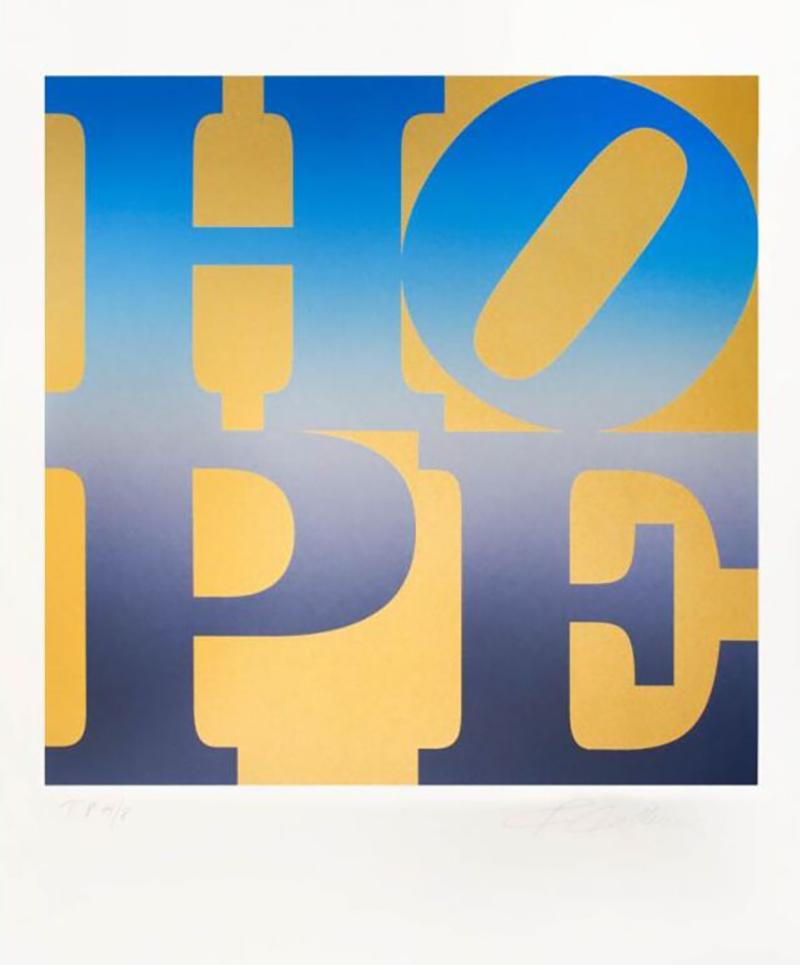 Robert Indiana Four Seasons of Hope Gold by ROBERT INDIANA
