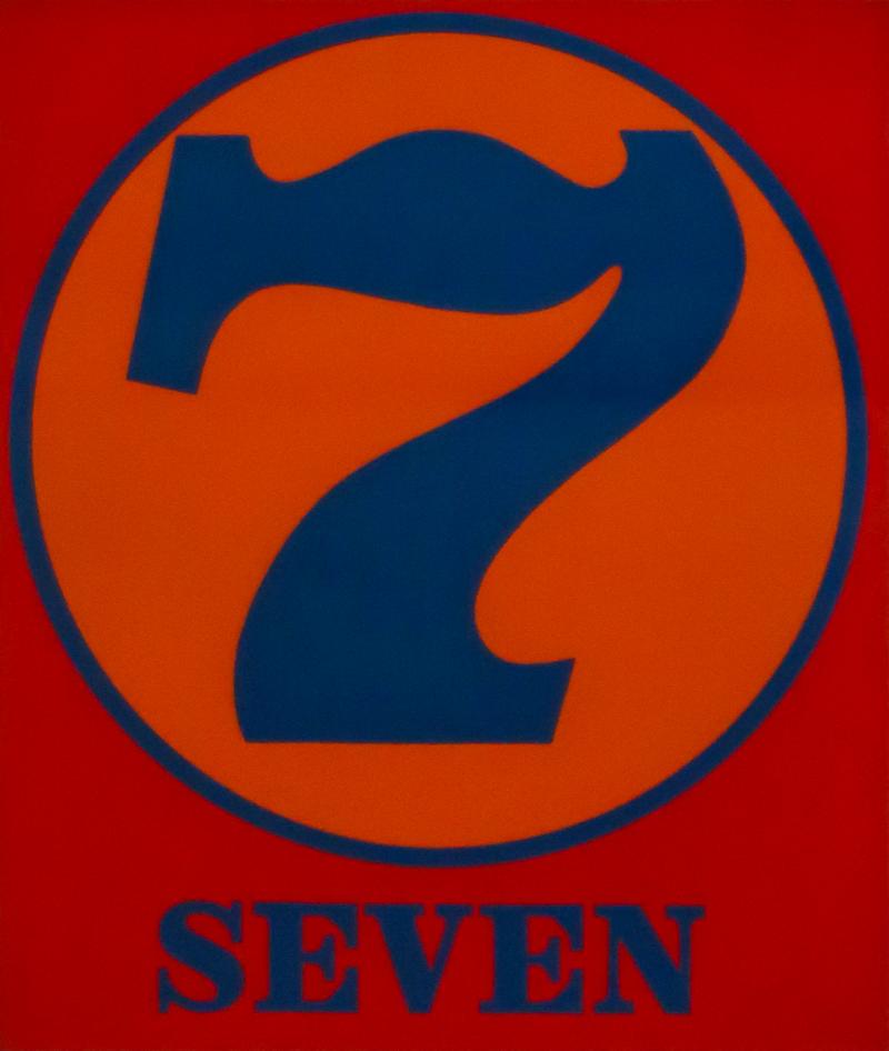 Robert Indiana Robert Indiana Robert Creeley number Seven 