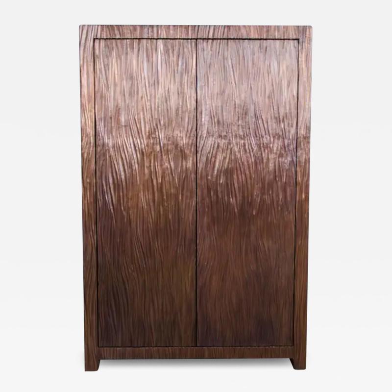 Robert Kuo Pleats Armoire by Robert Kuo Limited Edition Customizable