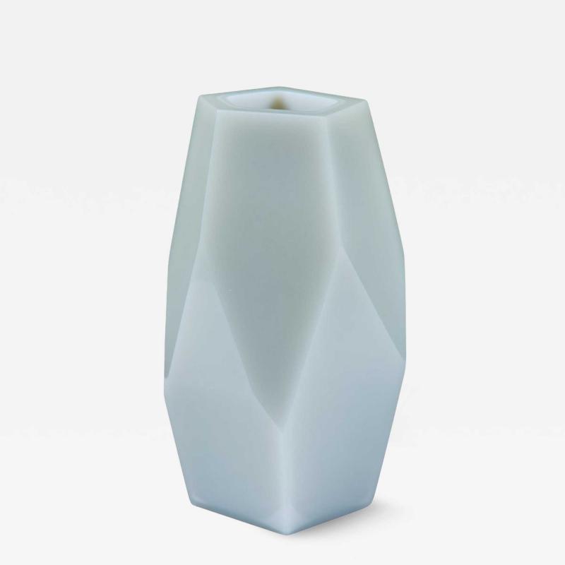 Robert Kuo Robert Kuo Gray Facet Vase